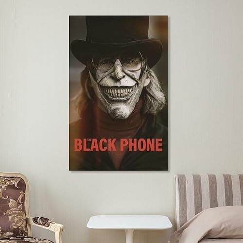 Horror Movie Poster The Black Phone Movie Poster Canvas Art Wall Picture Print Modern Family Decor 12x18inch(30x45cm) thumbnail 7