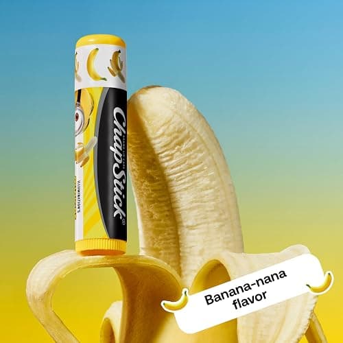ChapStick Lip Balm, Minions Banana Variety Packs (9 Sticks), Party Favors for Kids, 0.15 Oz Ea - Banana Variety pack - 1 Count (Pack of 3) thumbnail 3
