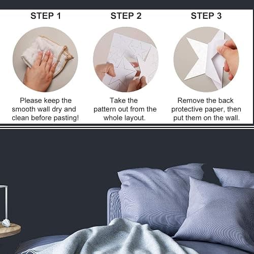 20 Stück 3D Acryl Sterne Abziehbilder Spiegel Wandaufkleber Wandtatto Effekt Aufkleber Sofa Hintergrund Wanddeko TV für Schlafzimmer Wohnzimmer Badezimmer Kinderzimmer Dicke 1mm thumbnail 4