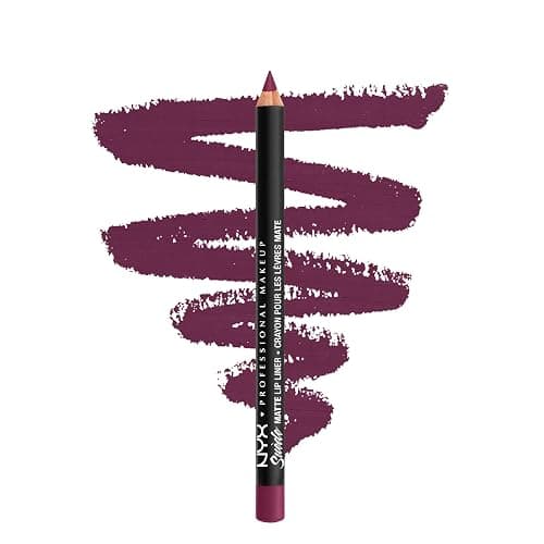 NYX PROFESSIONAL MAKEUP Suede Matte Lip Liner, Velvety-Smooth, Long-Lasting Formula For A Defined Lip Makeup Look - Girl Bye (Purple) - Image 1