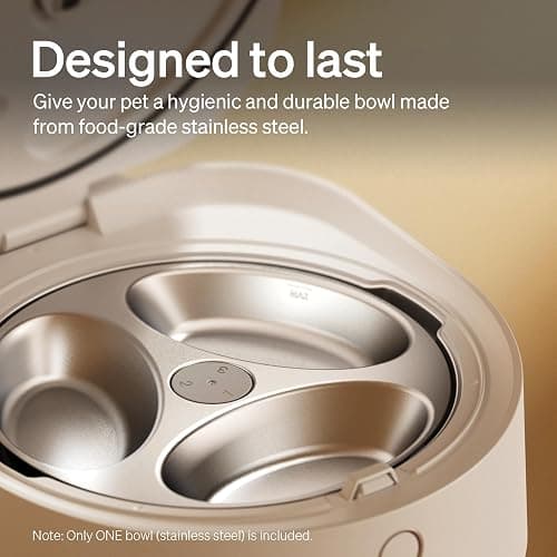 PETLIBRO Automatic Cat Feeder Wet Food with Stainless Steel Bowl, Refrigerated Auto Cat Feeder with Semiconductor Cooling, 3 Fresh Meals for 3 Days, App-Controlled Pet Food Dispenser, Easy to Clean thumbnail 6