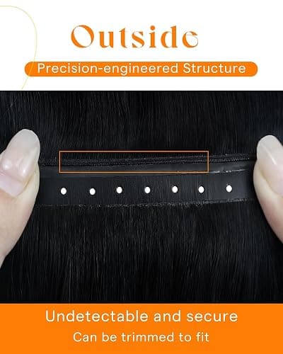 Sunny Hair Butterfly Hair Extensions Human Hair Jet Black Butterfly Genius Weft Hair Extensions Dual-Use Micro Bead Real Human Hair 18 Inch 100G thumbnail 4