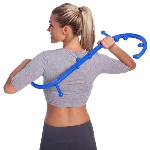 Body Back Buddy Classic USA Made Handheld Full Body Massage Cane Pressure & Trigger Point Massage Tool for Deep Tissue Pain Relief - Dual Massage Hooks for Back, Shoulder, Neck. Manual Back Massager thumbnail 2