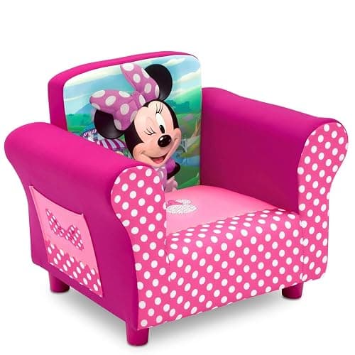 Disney Minnie Mouse Kids Upholstered Chair by Delta Children (UP83517MN) - Image 1