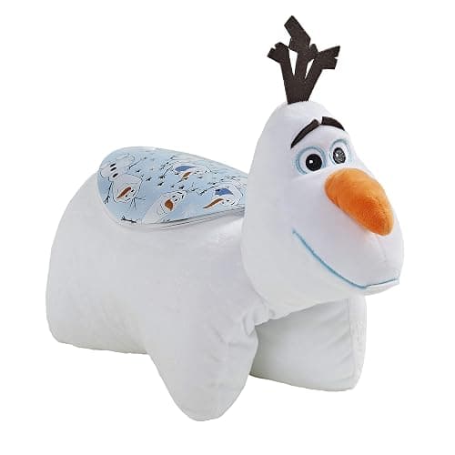 Pillow Pets Disney Frozen Olaf, 11" Sleeptime Lite | Snuggle Buddy and Night Light in One, Projects Rainbow Stars, 3 Color Modes, 20-Minute Auto-Off Timer thumbnail 3