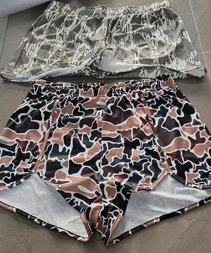 RICHTRUE Camo Boxer Shorts Women Cute Graphic Y2k Shorts Colorful Summer Bottoms 2025 Trendy thumbnail 3