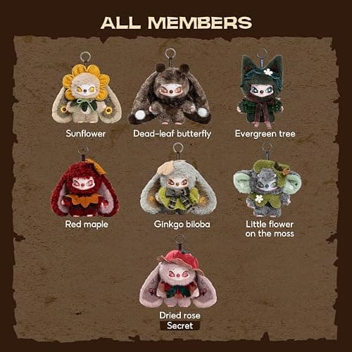 MINISO Siinono Whispers of TA Series - Vinyl Plush Figure Toys Blind Box Ornament - 6.7in Collection Cute Desk Decor Surprise Box, Random Design Action Home Decorations Birthday Gifts, Single Box thumbnail 3