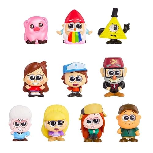 Gravity Falls Blind Bag Party Favors 3 Pack – Bundle with 3 Disney Doorables Gravity Falls Mini Figure Blind Bags Plus Stickers, More | Gravity Falls Figurine for Kids, Teens thumbnail 2