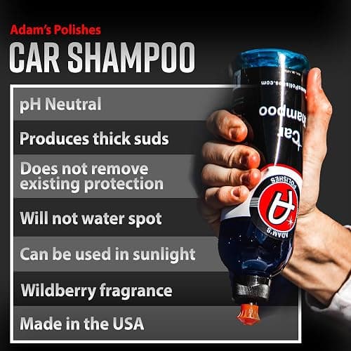 Adam's Polishes Car Wash Shampoo (Gallon) - pH Best Car Wash Soap For Snow Foam Cannon or Gun For Pressure Washer & 5 Gallon Bucket, Powerful Safe Spot Free Cleaning Liquid Auto Detergent thumbnail 2