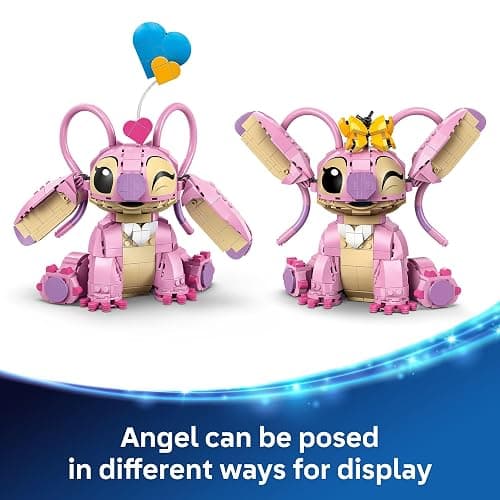 LEGO Disney Angel Lilo & Stitch Kids Toy - Room Decor and Building Set for Girls and Boys, Ages 9+ - Birthday Gift Idea for Young Fans Who Love Stitch Stuff and Learning Toys - 43257 thumbnail 3