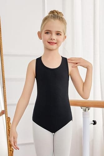 Zaclotre Ballet Leotards for Girls Hollow Back Sleeveless Dance Outfits Gymnastics Leotard Tank Bodysuit thumbnail 2