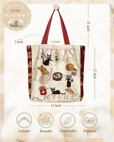 kiki’s delivery service tote bag thumbnail 5