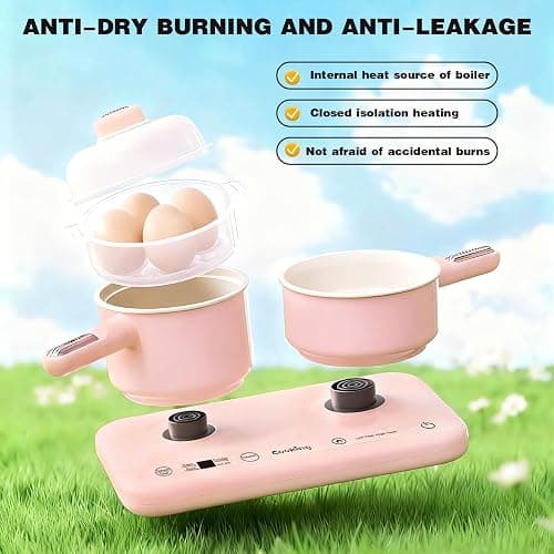 Cicicooie Mini Cooking Sets Real Kitchen for Food Making, Junior Easy Montessori Educational (Pink) thumbnail 7