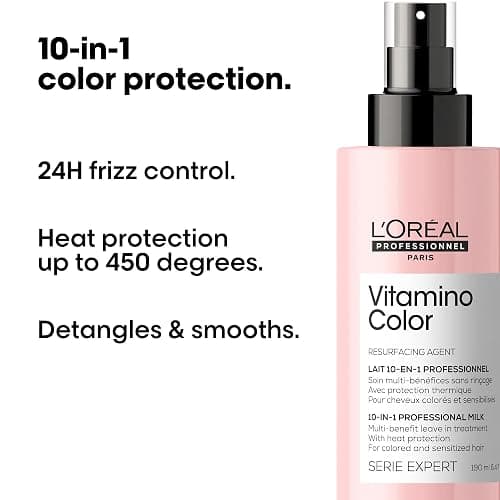 L'Oréal Professionnel Paris | Spray 10 in 1 multiuso per capelli colorati Vitamino Color Serie Expert, Formula anti-sbiadimento, 190 ml thumbnail 3