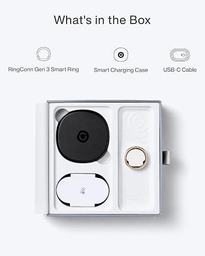 RingConn Gen 3 Smart Ring - Vascular Trends(Size 8, Royal Gold) | No App Subscription, Vibration Alerts, Sleep, Fitness & Heart Rate, 14-Day Battery Life, Size Before You Buy thumbnail 8