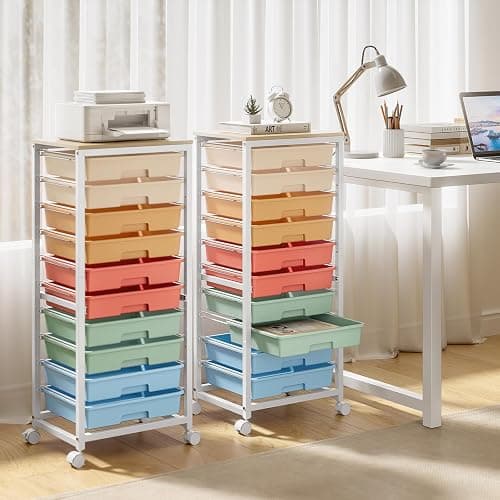 10 Drawer Rolling Cart thumbnail 7