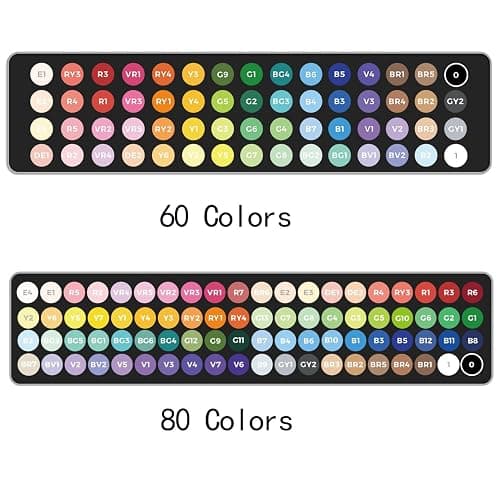 ENMY 60 Colors Direct Liquid Acrylic Paint Markers, Brush Tip, For kids and adults, Water-Based Juicy paint pens,No Bleed, Works on Glass, figure, Canvas, Metal, model, Ceramic thumbnail 8