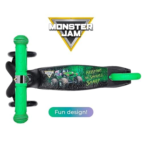Self Balancing Kick Scooter with Light Up Wheels, Extra Wide Deck, 3 Wheel Platform, Foot Activated Brake, 75 lbs Limit, Kids & Toddlers Girls or Boys, for Ages 3 and Up thumbnail 9