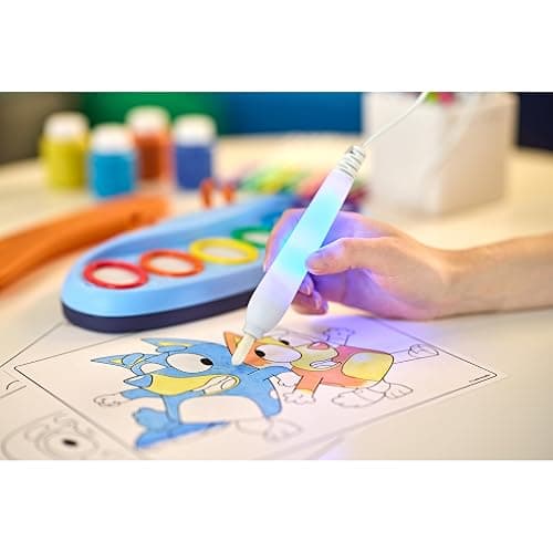 Crayola Bluey Color Wonder Magic Light Brush, Mess Free Painting Station for Kids, Holiday for Kids, Toddler Bluey Toys & Activities, Ages 3+ thumbnail 2
