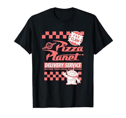 Disney Pixar Toy Story Pizza Planet Alien The Claw T-Shirt - Image 1