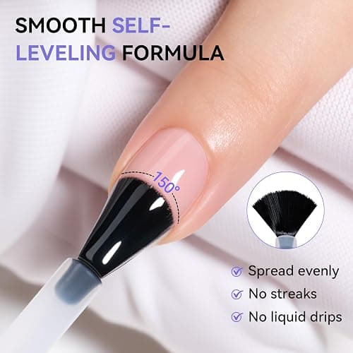 Makartt Gel Top and Base Coat Set: 2 PCS 15ml No Wipe Upgrade Diamond-Shine Long-Lasting Base and Top Coat Gel Nail Polish Soak Off UV LED Lamp Needed Home DIY Gift Women thumbnail 9