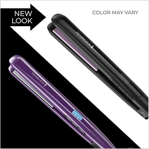 Remington 1" Flat Iron, Hair Straightener with Anti-Static Technology, Rapid 30-Second Heat-Up, 60-Minute Auto Shut-Off, 30% Longer Ceramic Floating Plates, and Titanium-Ceramic Coating thumbnail 2