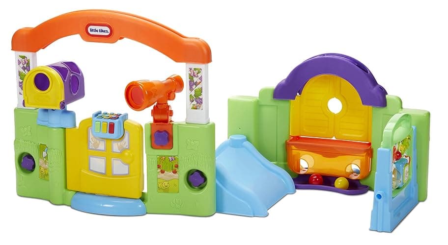Little Tikes Activity Garden Playhouse for Babies, Infants and Toddlers - Easy Set Up Indoor Toys with Playtime Activities, Sounds, Games for Boys Girls Ages 6 Months to 3 Years thumbnail 2