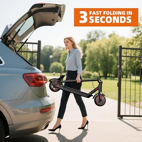 8.5 Inch Electric Scooters, 10.4Ah Class A Battery, 3 Speed ​​Modes, 15-21 Miles Range & 120kg Load thumbnail 6