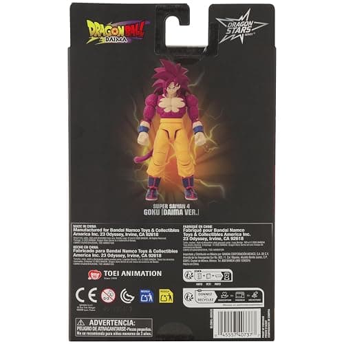 Dragon Stars Series - Dragon Ball DAIMA - Super Saiyan 4 Goku [DAIMA Ver.] 6.5" Action Figure thumbnail 6
