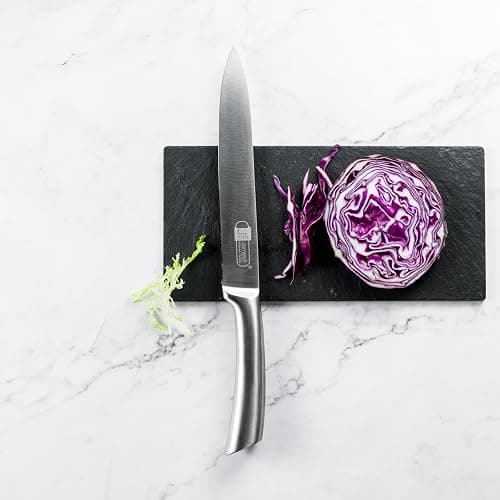 JF JAMES.F Knife Set, 6 Piece Kitchen Knife Set with Wooden Block Super Sharp Stainless Steel Knife Sets for Kitchen with Block thumbnail 9