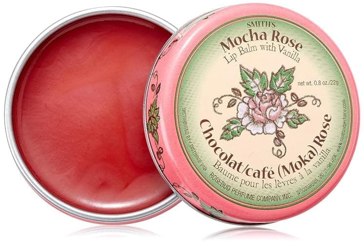 Rosebud Lip Balm, Mocha Rose.8 Ounce - Image 1