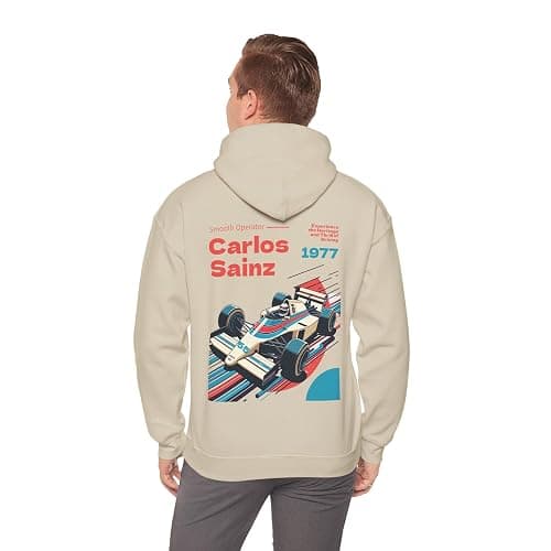 Carlos Sainz “Heritage” Unisex Hoodie – Racing Legacy Tribute | Special Edition Racing Apparel | F1 Fans Sweatshirt thumbnail 5