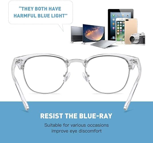 AOMASTE Blue Light Glasses for Woman/Men Computer Bluelight Glasses Womens/Mens thumbnail 4