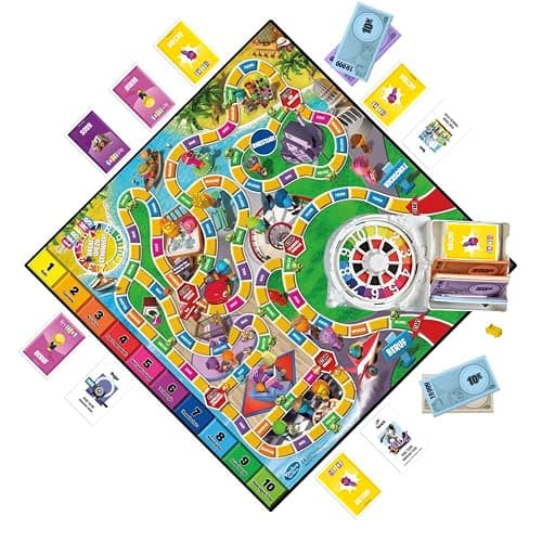 Hasbro Das Spiel des Lebens, Brettspiel für die ganze Familie für 2 – 4 Spieler, für Kinder ab 8 Jahren, enthält Bunte Stifte thumbnail 4
