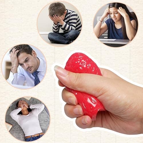 5 Pcs Handmade Fruit Taba Squishy Toys, Stress Relief Squishies Fidget Toys Include Strawberry, Banana, Mango for Party Favors OPP Packaging thumbnail 5
