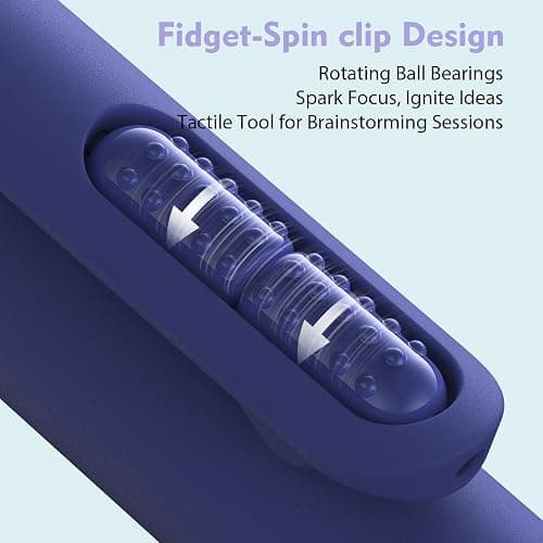 Hiacry 16Pcs Blue Ink Gel Pens，Quick-Dry 0.7mm Fine Point Fidget Pens for Smooth Writing, Journaling & Drawing, Aesthetic Pen for Women, School & Office Supplies (Vintage + Morandi Blue Ink 16Pack thumbnail 2