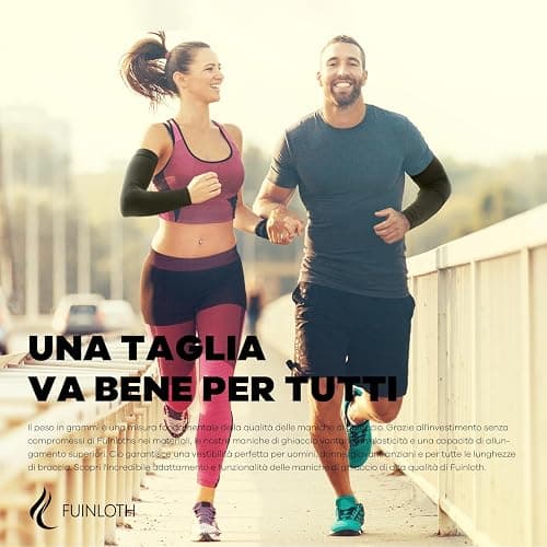 fuinloth Manicotti Braccia per Uomo e Donna, Ideali per Sportivi Padel Basket Pallavolo thumbnail 6