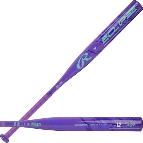 Rawlings Eclipse Fastpitch Softball Bat | -12 Drop | 1 Pc. Aluminum | Approved for All Associations - Image 1