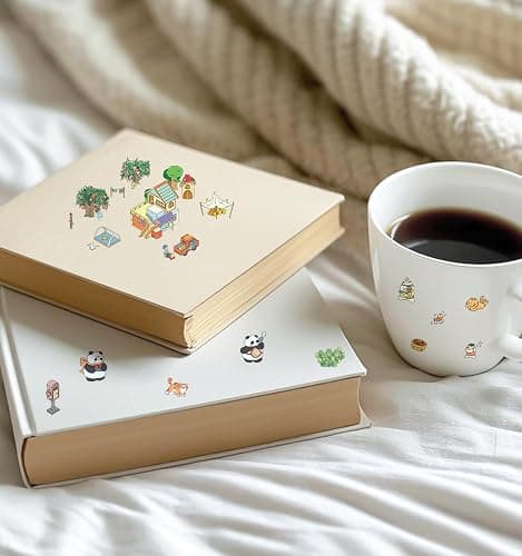 DIY 3D House Stickers, 4 Sets Fun DIY Stickers Scene Make Your Own Mini House Cute Cartoon Animal Scene Stickers for Kids Adult Sticker Art Relief Stress Pass The Time- Large Size thumbnail 8