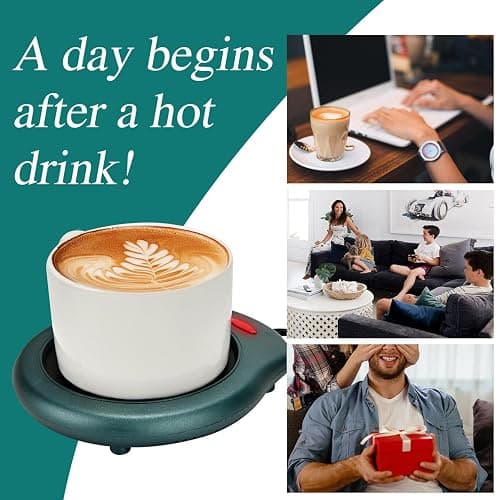 ASAWASA Candle Warmer for Large Jar, Coffee Mug Warmers, Safely Releases Scents Without a Flame, Melt The Candle Quickly, Enjoy Your Warm Coffee Tea. Gifts for Festival Birthday Women Men Mom Dad thumbnail 7