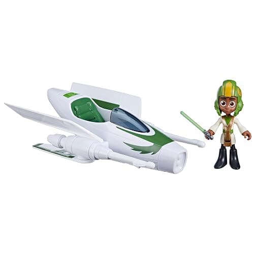 Star Wars: Young Jedi Adventures Jedi Pilot Kai Brightstar, 4-Inch Scale Action Figure Ship, Toys, Preschool Toys for 3 Year Old Boys & Girls - Image 1