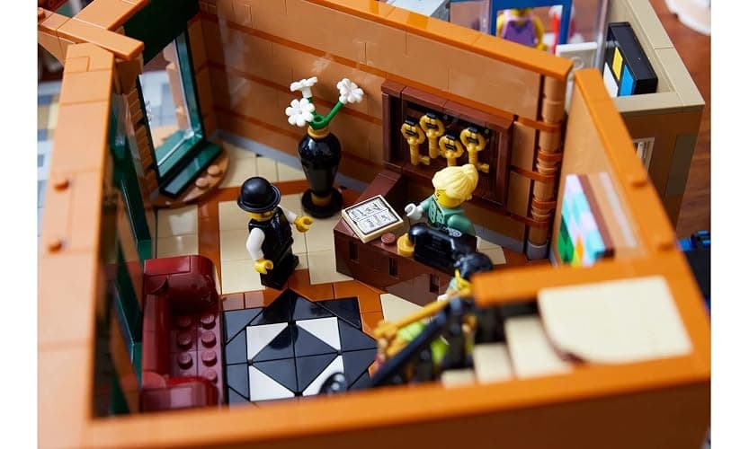 LEGO Icons Boutique Hotel Model Kits - Bedroom or Office Decor for Men & Women, Ages 18+ - Building Blocks for Adults for Display - Gift Idea - 10297 thumbnail 8