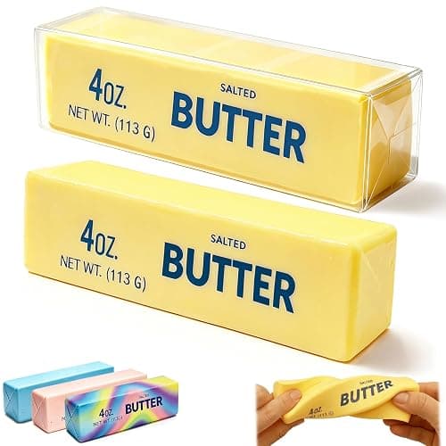 Slow Rising Butter Squishy Fidget Toys,Stress Balls,Dumpling Squishy,Taba Squishy,Fidget Toys for Adults,Teens, and Those with ADHD - Image 1