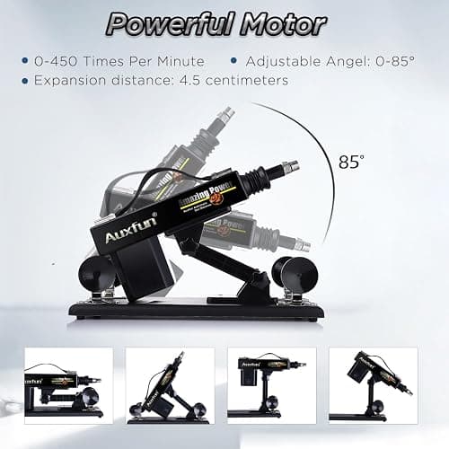 Sex Machine, AUXFUN Automatic Dildo Machine with Bluetooth App Control,Thrusting Machine for Women with 6 Accessories,Sex Machine attachments Sex Toys thumbnail 3