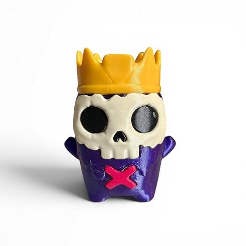 Video Game Inspired Sprite Figures, 2.5 Inch Kawaii Style Collectible Toy Set, Set of 2 Figures, Handmade Novelty Gag Gift (Skeleton and Void) thumbnail 2