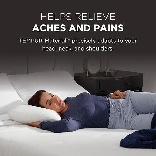 Tempur-Pedic Memory Foam Symphony Pillow Luxury Soft Feel, Standard, White thumbnail 5