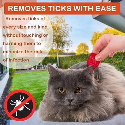 Rendasun Remover Tool, Quick and Safe, and Reliable Suitable for Pets, Animals, and Humans, Essential Remover Tool for Portable Outdoor Living (5 Pack Orange Red Blue Green Silver) thumbnail 4