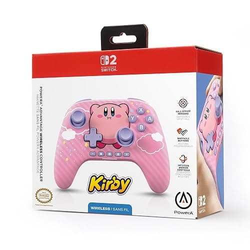 PowerA Advantage Wireless Controller for Nintendo Switch 2 - Kirby PuffOfficially Licensed, Hall Effects, Mappable Buttons, Pro Controller, C Button, Motion Controls thumbnail 10