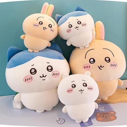 CCHZYSKO 11.8 Inch Chikawa Plush, Usagi Stuffed Figure Throw Pillows for Home Decor for Cartoon Fans Adults, Kawaii Plush thumbnail 3