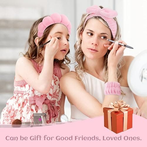 ATROCH Puffy Spa Headband & Skincare Headbands for Women Makeup, Terry Cloth Towel Head Band for Skin Care, Sponge Make Up Hair Band, Gifts for Teenage Girls and Women thumbnail 5